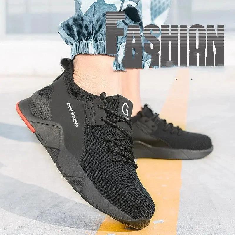 Breathable Safety Shoes Anti-smashing Work Safety Shoes - MANDOTOS
