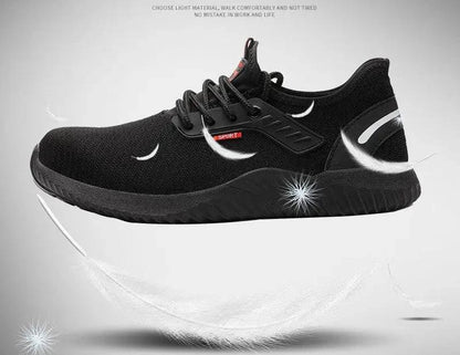 Breathable Safety Shoes Anti-smashing Work Safety Shoes - MANDOTOS