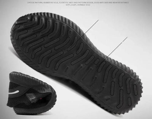Breathable Safety Shoes Anti-smashing Work Safety Shoes - MANDOTOS
