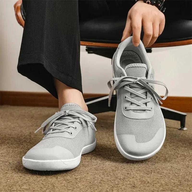 MANDOTOS Breathable Wide Toe Mesh Running Shoes for Men with Lightweight Responsive Sole - MANDOTOS