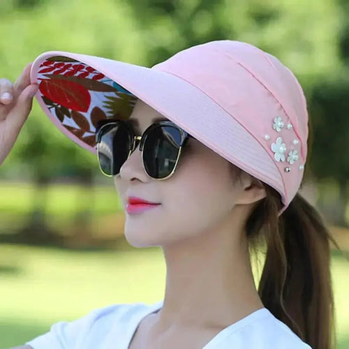Breezy Pearl Visor Hat - MANDOTOS