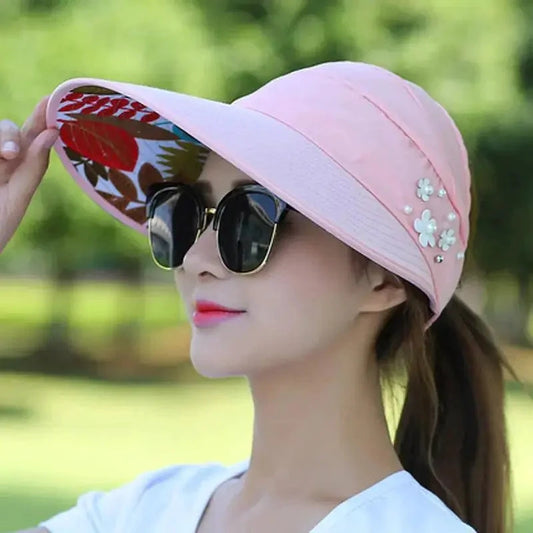 Breezy Pearl Visor Hat - MANDOTOS