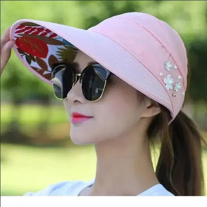 Breezy Pearl Visor Hat - MANDOTOS