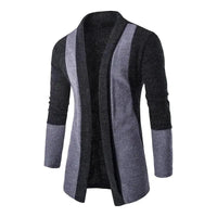 Mandotos men's casual cardigan sweater with knitwear texture, stylish coat suitable for everyday wear.