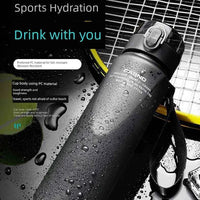 Mandotos Casino Frosted Sports Water Bottle with lid, portable plastic bottle for men and women, ideal for active use.