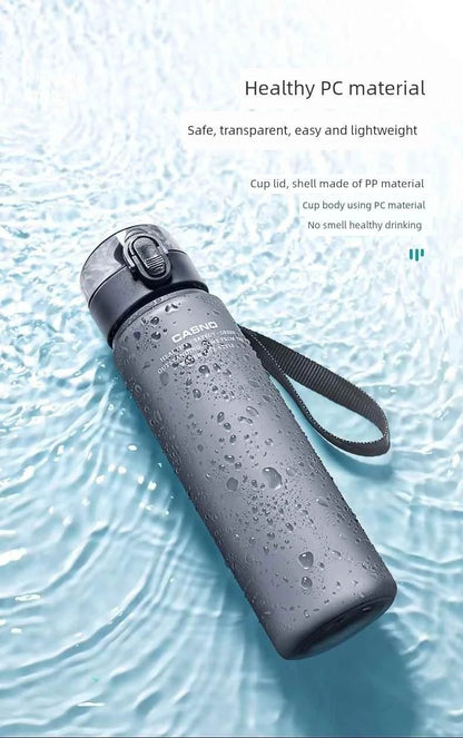Casino Frosted Sports Water Bottle Plastic Portable Bottle With Lid For Men And Women - MANDOTOS