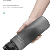 Mandotos Casino Frosted Sports Water Bottle with lid, portable plastic bottle for men and women, ideal for active use