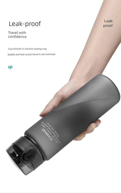 Casino Frosted Sports Water Bottle Plastic Portable Bottle With Lid For Men And Women - MANDOTOS