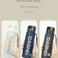 Mandotos Casino Frosted sports water bottle with lid, portable plastic bottle suitable for men and women for hydration on the go