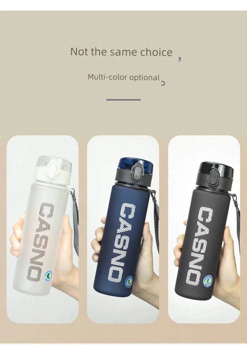 Casino Frosted Sports Water Bottle Plastic Portable Bottle With Lid For Men And Women - MANDOTOS