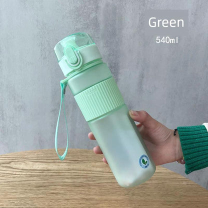 Casino Frosted Sports Water Cup Plastic Handy Cup Men and Women Creativity Portable Student Kettle with Lid Sports Bottle - MANDOTOS