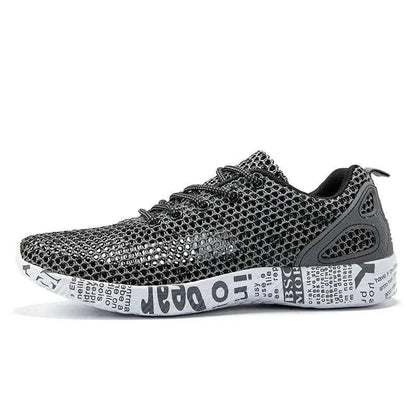 Casual Men's Shoes Breathable Sneakers Match Hollow Lace Board Shoes - MANDOTOS