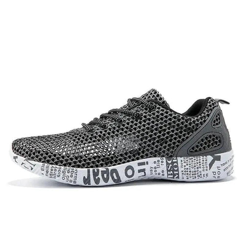 Casual Men's Shoes Breathable Sneakers Match Hollow Lace Board Shoes - MANDOTOS