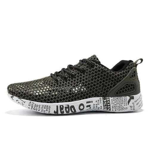 Casual Men's Shoes Breathable Sneakers Match Hollow Lace Board Shoes - MANDOTOS