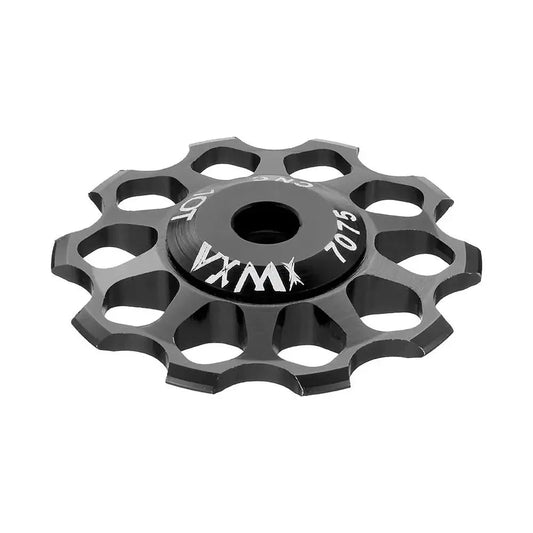 Mandotos ceramic bicycle guide wheel for rear derailleur with bearing axis adapter, jockey roller, 10T-17T gear range, bike component