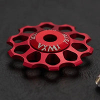 Ceramic Bicycle Guide Wheel, Rear Derailleur, Bearing Axis Adapter, Bike Guide Roller, Jockey Wheel, 10T-17T MANDOTOS