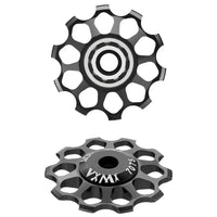 Ceramic Bicycle Guide Wheel, Rear Derailleur, Bearing Axis Adapter, Bike Guide Roller, Jockey Wheel, 10T-17T MANDOTOS