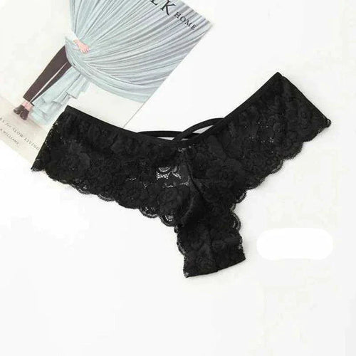Chic 4-Pack Lace G-String Panties for Women - MANDOTOS