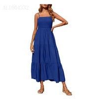Mandotos chic chiffon layered swing dress with flowing fabric and elegant design, perfect for stylish casual or semi-formal wear.