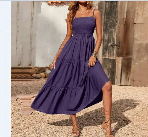 Chic Chiffon Layered Swing Dress - MANDOTOS