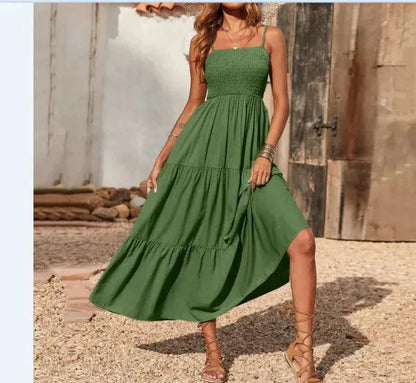 Chic Chiffon Layered Swing Dress - MANDOTOS