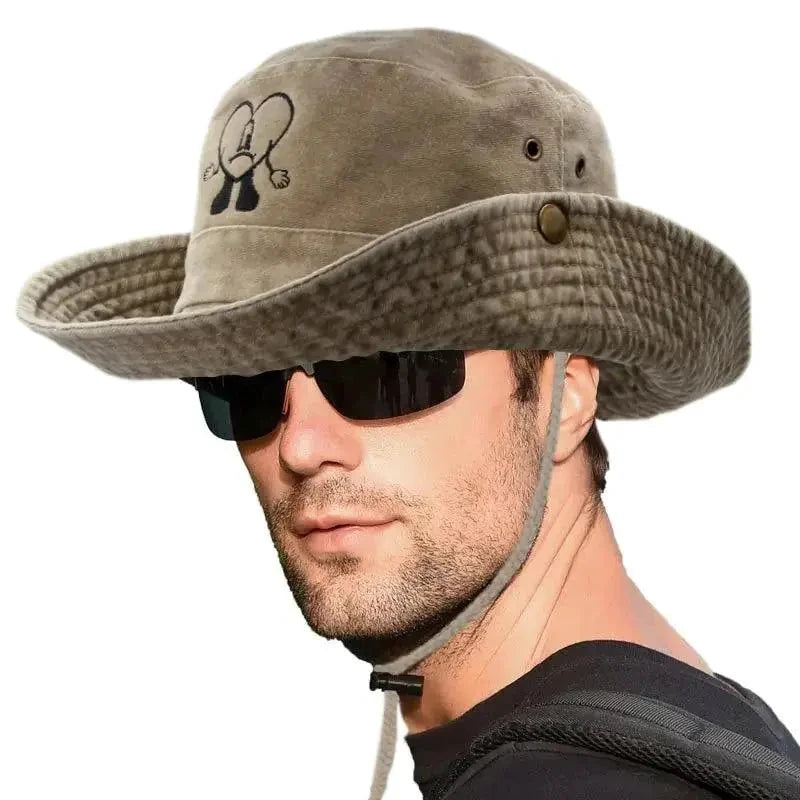 Chic Embroidered Travel Hat - MANDOTOS