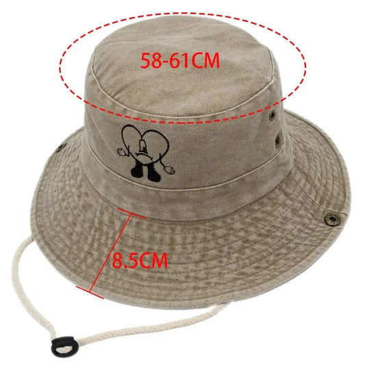 Chic Embroidered Travel Hat - MANDOTOS