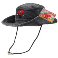 Mandotos chic embroidered travel hat with stylish design, lightweight fabric, and embroidered details for fashionable sun protection.