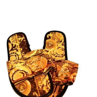 Mandotos chic flat sandals for women featuring a stylish design with open toes and comfortable straps on a neutral background.