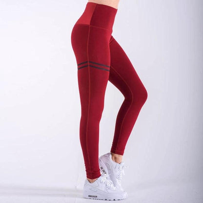 Chic Gold Print Leggings - MANDOTOS