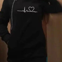Mandotos chic hooded sweatshirt dress with a relaxed fit, featuring a cozy hood and casual style for comfortable everyday wear.