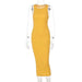 Chic Knitted Tank Sweater Dress - MANDOTOS