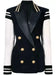 Chic Leather Blazer Coat - MANDOTOS
