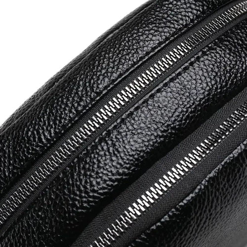 Chic Leather Circle Purse - MANDOTOS