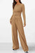 Chic Long-Sleeve Trousers Set - MANDOTOS