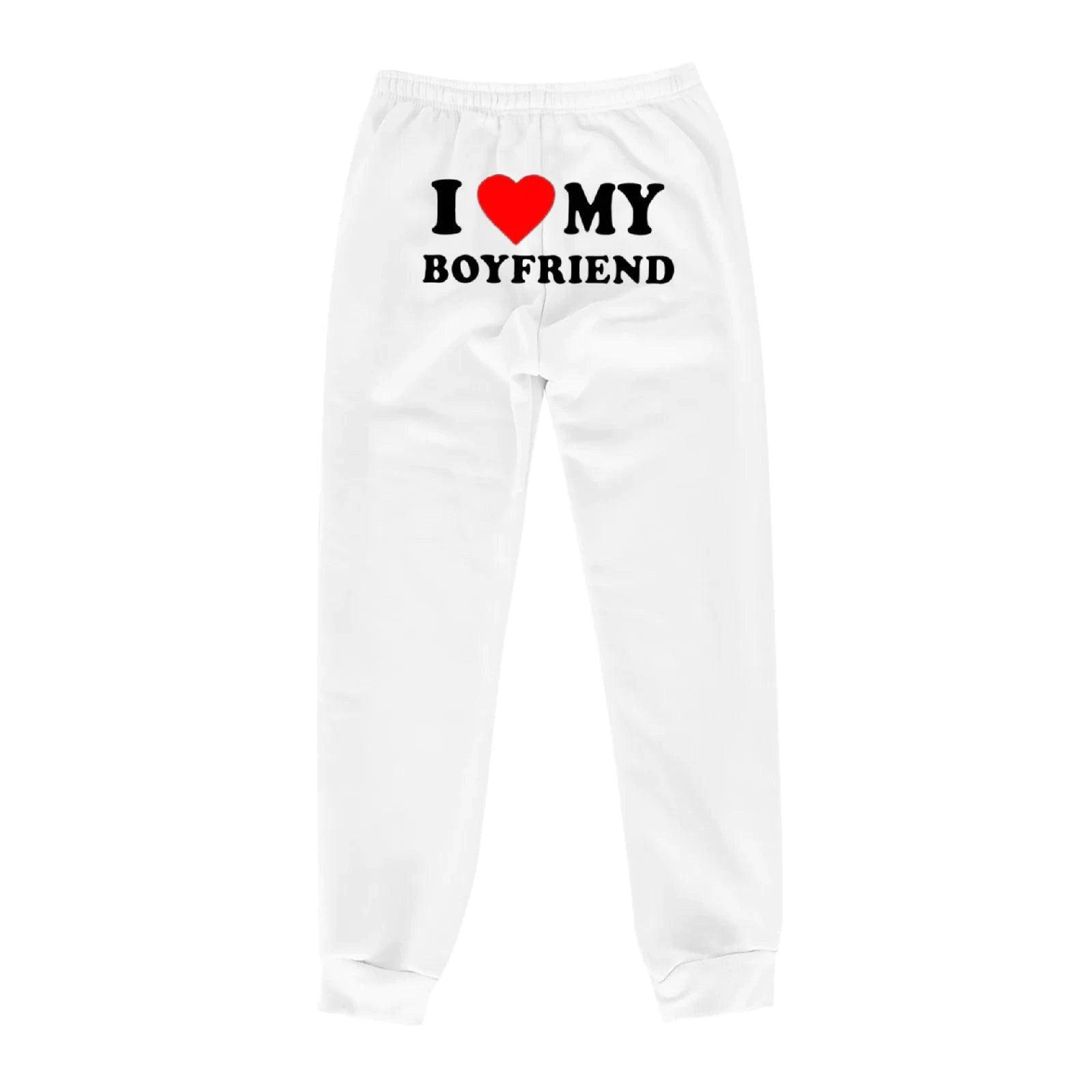 Chic Love Print Trousers - MANDOTOS