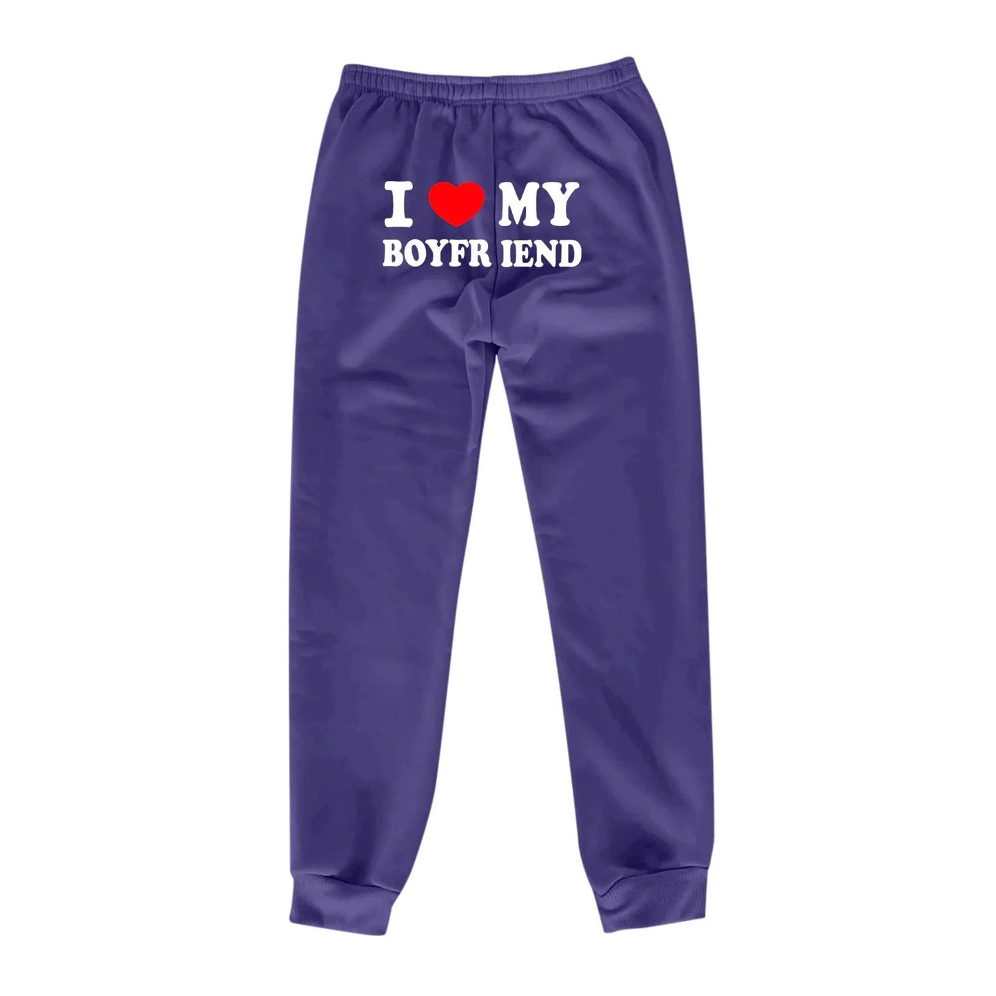 Mandotos Chic Love Print Trousers featuring a stylish heart pattern and tailored fit, perfect for casual or semi-formal wear.