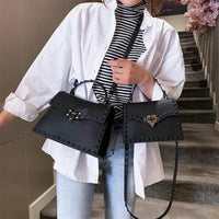 Mandotos chic PU leather sling bag with adjustable strap and stylish design, perfect for casual or evening wear.