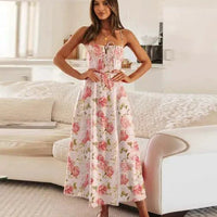 Mandotos chic sleeveless swing midi skirt in lightweight fabric, featuring a flowing design and stylish silhouette.