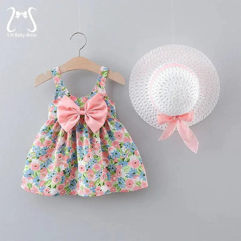 Chic Toddler Girl Summer Duo Dresses - MANDOTOS