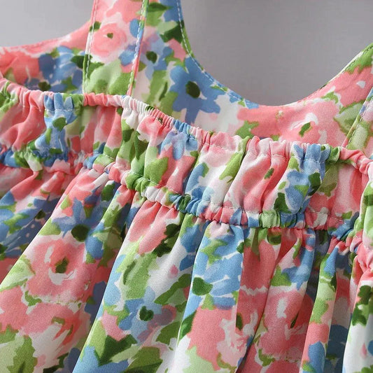 Chic Toddler Girl Summer Duo Dresses - MANDOTOS