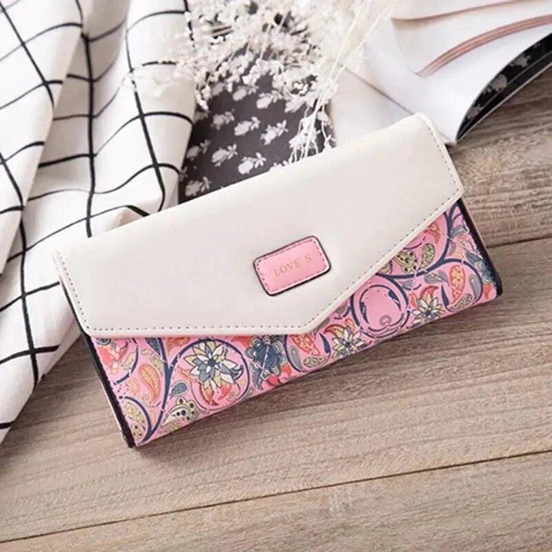 Chic Women's Leather Clutch Wallet & Card Holder - MANDOTOS
