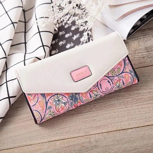 Chic Women's Leather Clutch Wallet & Card Holder - MANDOTOS