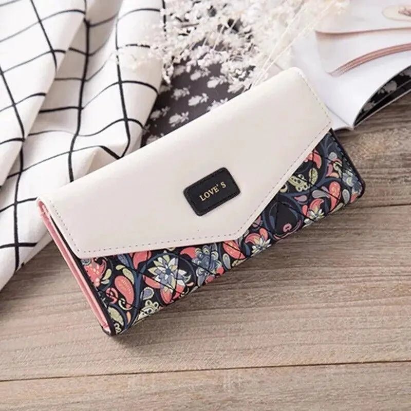 Chic Women's Leather Clutch Wallet & Card Holder - MANDOTOS
