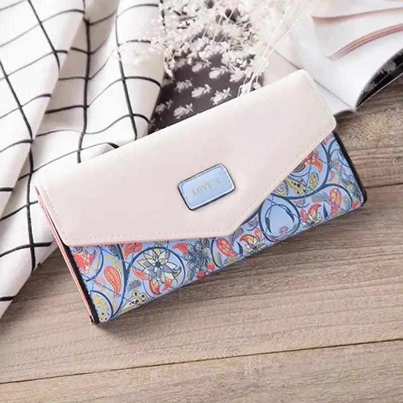 Chic Women's Leather Clutch Wallet & Card Holder - MANDOTOS