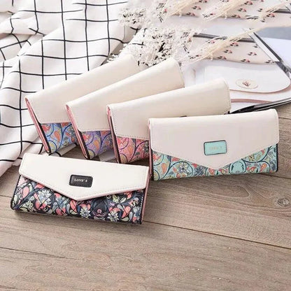 Chic Women's Leather Clutch Wallet & Card Holder - MANDOTOS