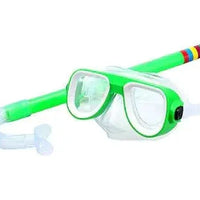 Children's ClearView Snorkel Kit by MANDOTOS with tough mask and snorkel tube, ideal for beginner snorkeling adventures.