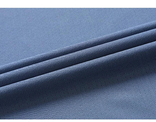 CHRLCK Men's Running Quick Drying T-shirts Breathable Hiking Fishing Tees Soft Elasticity Outdoor Sports Short Shirt Summer - MANDOTOS