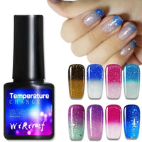Mandotos Chromatic Nail Adhesive bottle showing clear container and label, used for strong nail enhancements and repairs