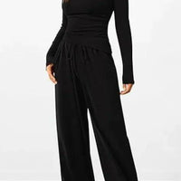 Mandotos City Comfort Asymmetrical Ensemble featuring stylish, modern design with layered fabrics and a comfortable fit.